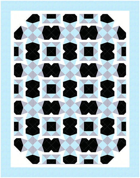 Bunny Slope Quilt BL2-234e - Downloadable Pattern