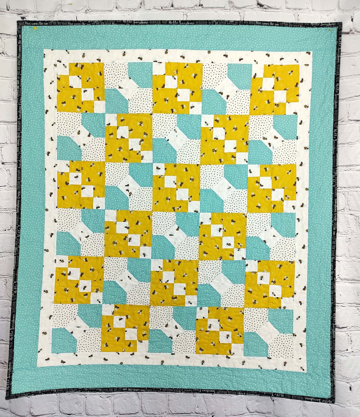 Bee Hive Quilt BL2-244e - Downloadable Pattern