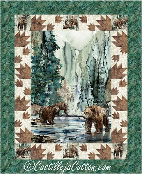 Bears Fishing Quilt CJC-51764e - Downloadable Pattern