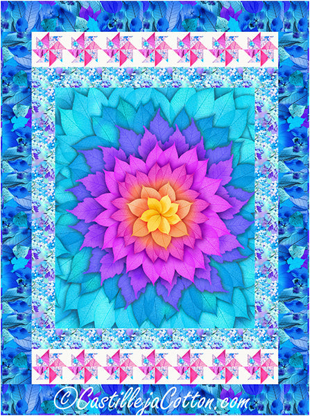 Fanciful Pinwheels Quilt Pattern CJC-53682 - Paper Pattern