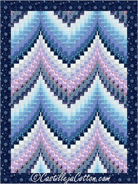 Bargello Frost Quilt Quilt Pattern CJC-53773 - Paper Pattern