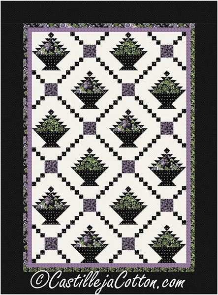 Chained Baskets Quilt CJC-57451e - Downloadable Pattern