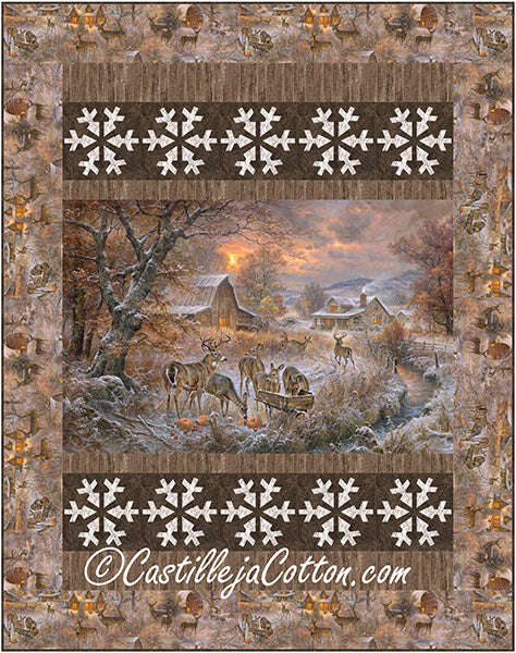 Deer at First Frost Quilt CJC-58321e - Downloadable Pattern