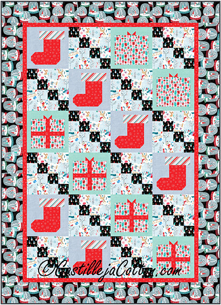 Gnome Gifts Quilt CJC-58371e - Downloadable Pattern