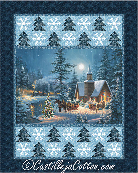 Forest Church Quilt CJC-58431e - Downloadable Pattern