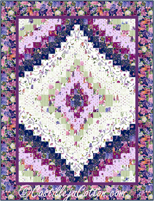 Bargello Garden Quilt Pattern CJC-58731 - Paper Pattern