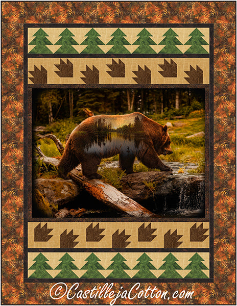 Forest Bear Quilt CJC-58841e - Downloadable Pattern