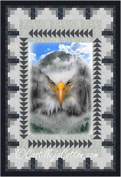 Eagle Mirage Quilt Pattern CJC-58851 - Paper Pattern