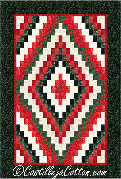 Festive Twelve Trip Quilt Pattern CJC-59151 - Paper Pattern