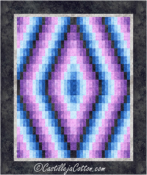 Gradation Diamond Quilt Pattern CJC-59171 - Paper Pattern