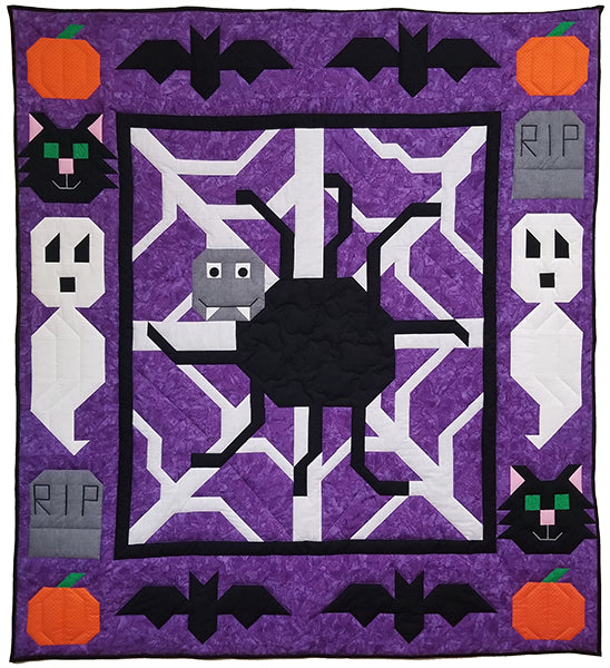 Halloween Quilt CQ-189e - Downloadable Pattern