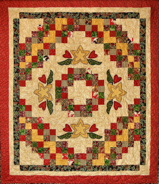 Christmas Stars Quilt Pattern CTG-120 - Paper Pattern