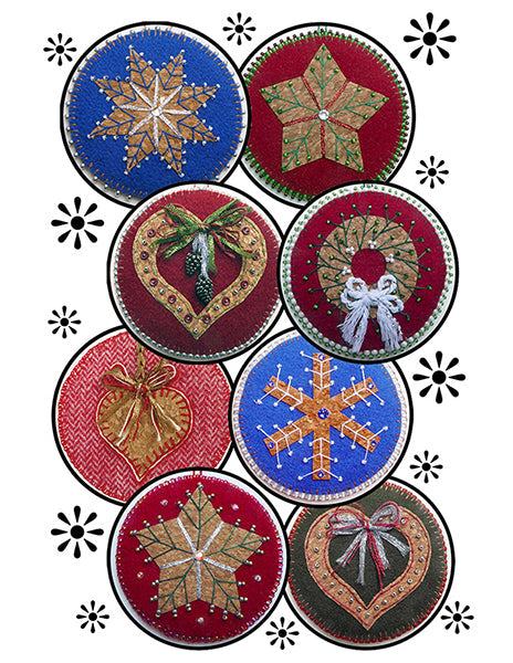 Classic Circle Ornaments/Tags Quilt Pattern DBM-043 - Paper Pattern