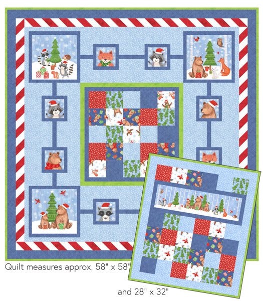 Ted's Christmas Quilt GQ-107e - Downloadable Pattern
