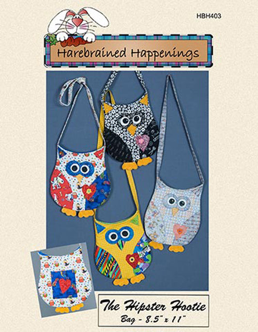 The Hipster Hootie Bag Pattern HBH-403 - Paper Pattern