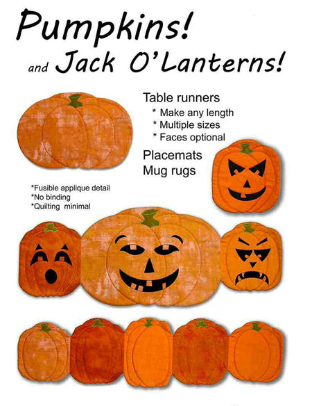 Pumpkins and Jack O'Lanterns! NS-39e - Downloadable Pattern