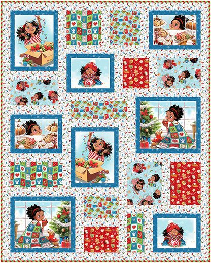 Christmas Album Quilt PC-291e  - Downloadable Pattern