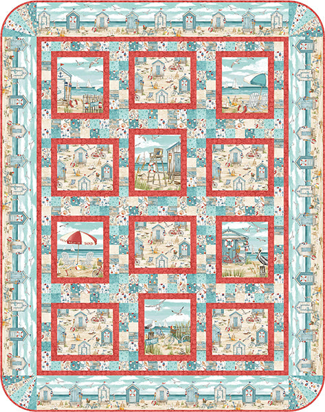 Just Beachy Quilt PC-293e - Downloadable Pattern