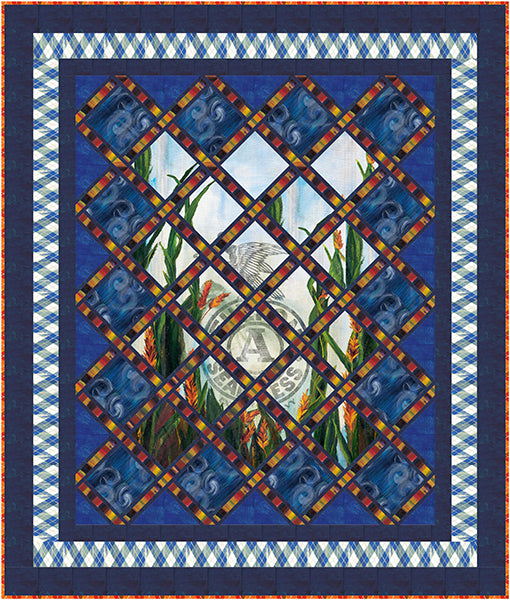 Sashed Quilt PC-294e - Downloadable Pattern