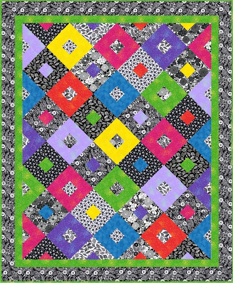 Do-Si-Do Quilt -  Straight to the Point Series QW-01e - Downloadable Pattern