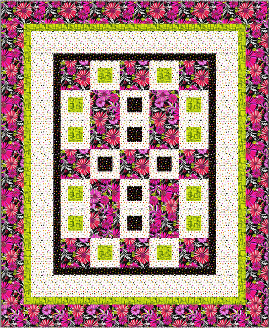 Hannah's Garden Quilt SM-149e - Downloadable Pattern