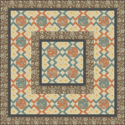 Elegant Tiles Quilt Pattern TWW-0340 - Paper Pattern