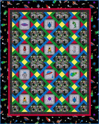 Mission Control Quilt Pattern TWW-0353 - Paper Pattern