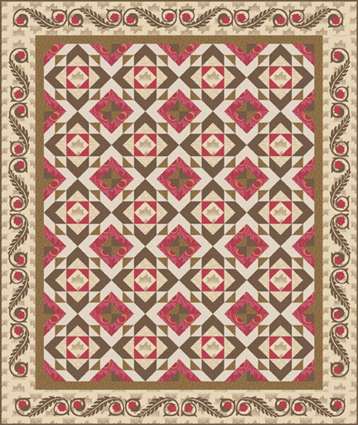 The Lady's Garden Quilt TWW-0364e - Downloadable Pattern