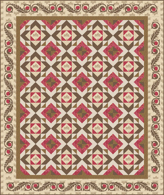 The Lady's Garden Quilt TWW-0364e - Downloadable Pattern