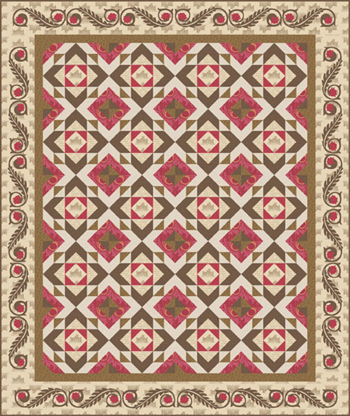 The Lady's Garden Quilt Pattern TWW-0364 - Paper Pattern