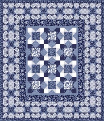 Peaceful Paisley Quilt Pattern TWW-0438R - Paper Pattern