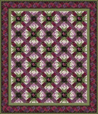 Midnight Lattice Quilt Pattern TWW-0446 - Paper Pattern