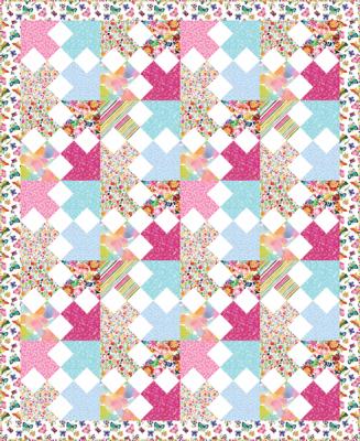 Flower Patch Quilt Pattern TWW-0480 - Paper Pattern