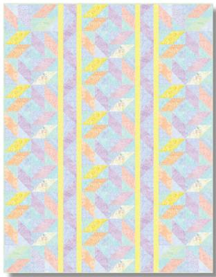 Passionate for Pastels Quilt Pattern TWW-0488 - Paper Pattern
