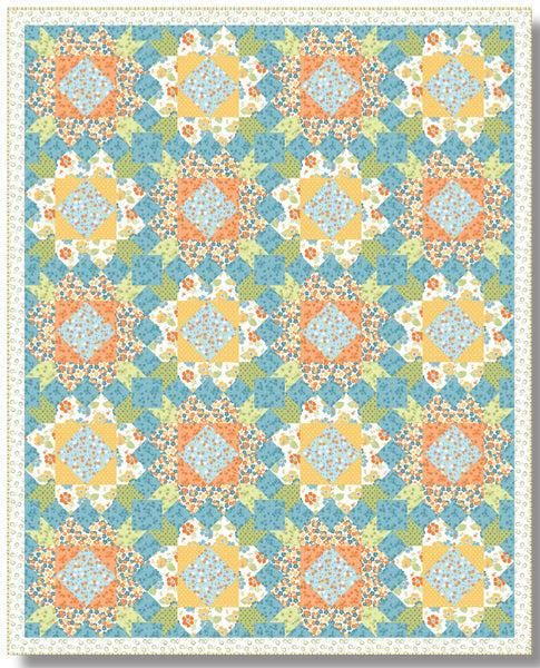 Oxford Gardens Quilt Pattern TWW-0539 - Paper Pattern