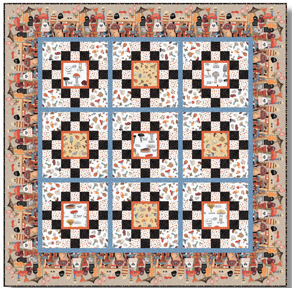 Funky Fungi Quilt Pattern TWW-0546 - Paper Pattern