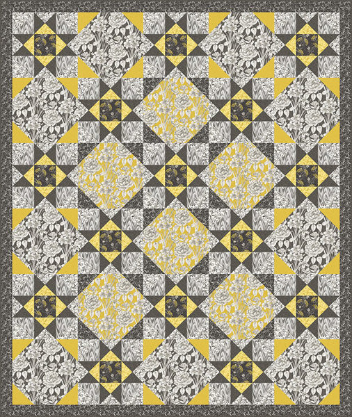 Le Jardin de Marguerite Quilt Pattern TWW-0601 - Paper Pattern