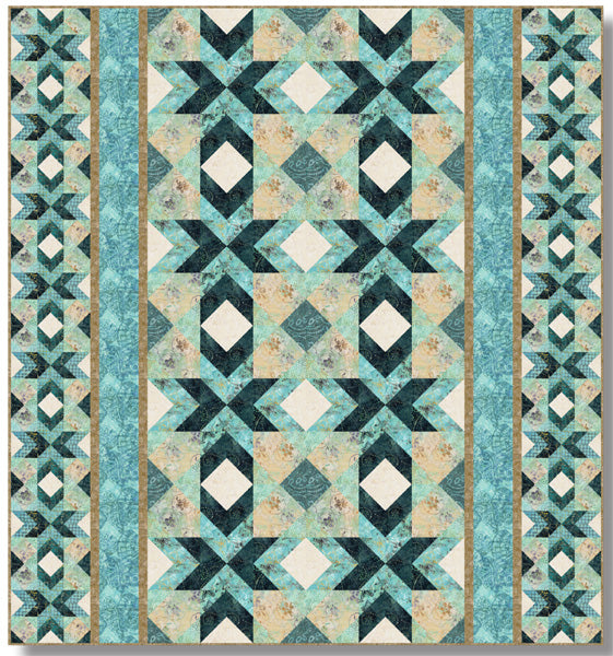 Starfish in the Sand Quilt Pattern TWW-0613 - Paper Pattern