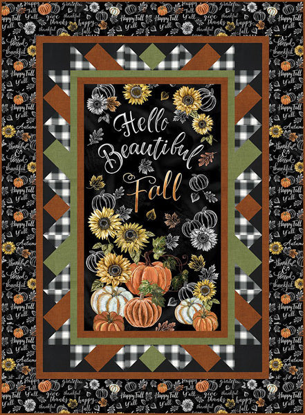 Happy Fall Quilt Pattern TWW-0621 - Paper Pattern