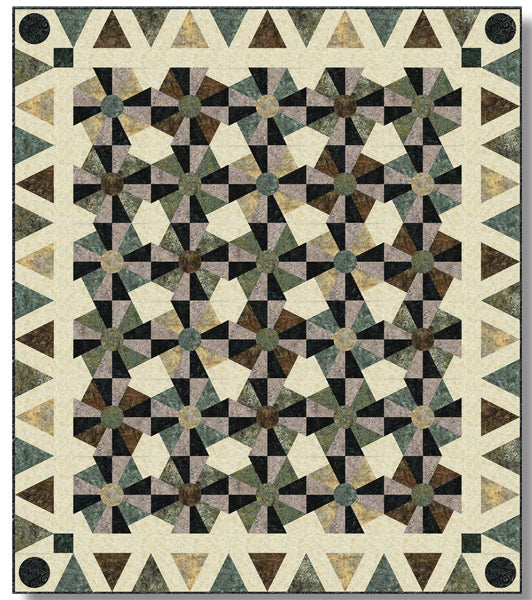 Set in Stone Quilt Pattern TWW-0628 - Paper Pattern