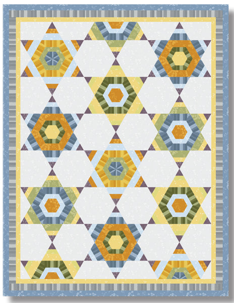 Summer Solstice Quilt Pattern TWW-0645 - Paper Pattern