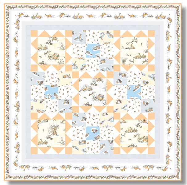 Snow Bunnies Quilt Pattern TWW-0655 - Paper Pattern
