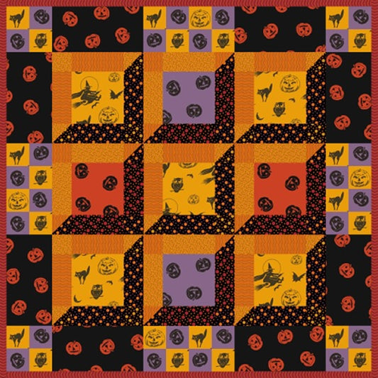 All Hallow's Eve Quilt YF-115e - Downloadable Pattern