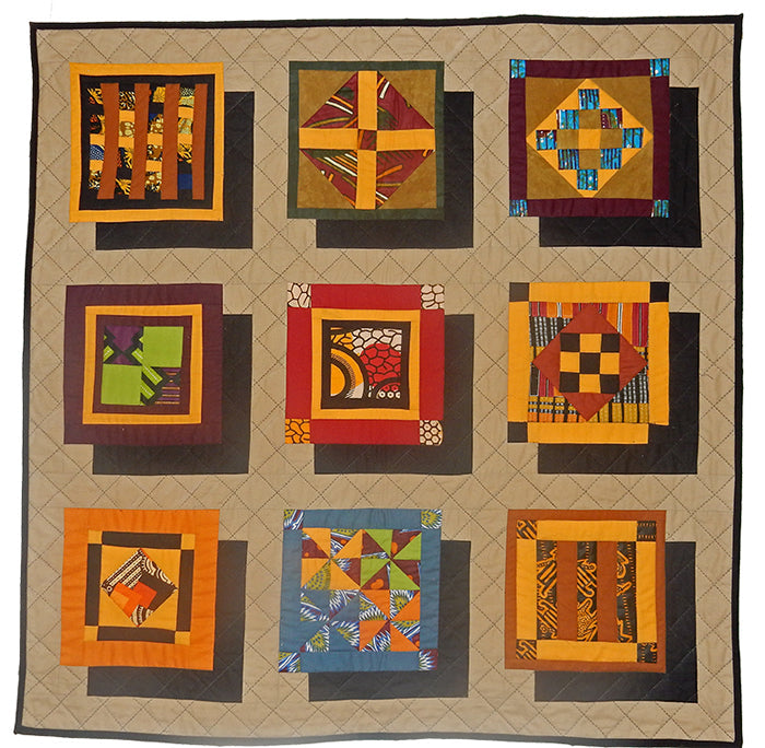 Floating Amish Quilt Pattern AA-06 - Paper Pattern