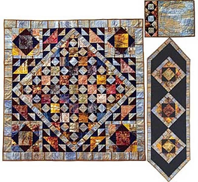 Italian Tiles Quilt Pattern AA-11 - Paper Pattern