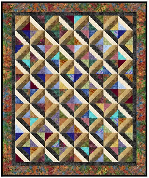 Marble Pools Quilt Pattern AA-20 - Paper Pattern