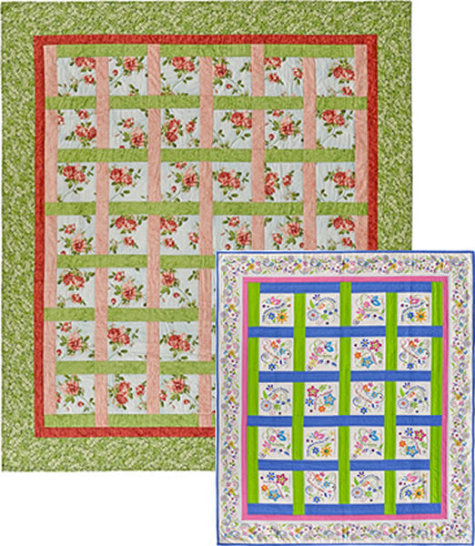 Woven Windows Quilt Pattern AA-22 - Paper Pattern