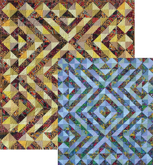 Amish Jazz Quilt Pattern AA-23 - Paper Pattern