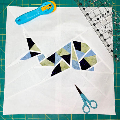 Whale - Origami Animals Collection Block Pattern AC-009ENe