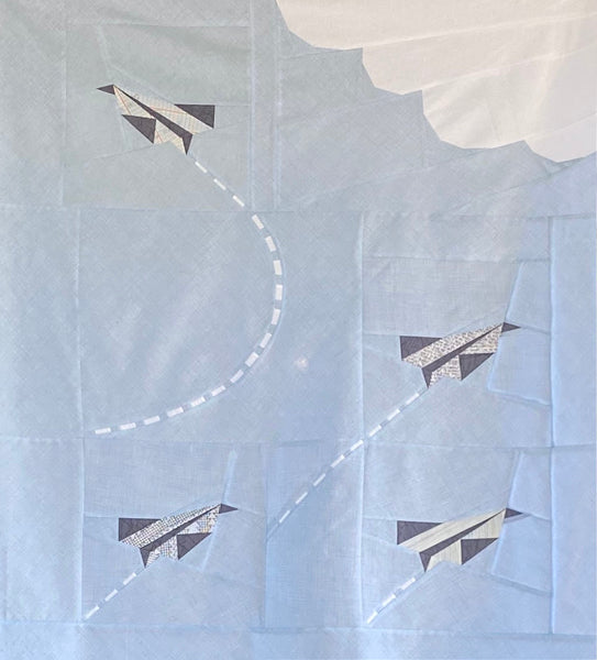 Flying My Way Quilt AC-019ENe - Downloadable Pattern
